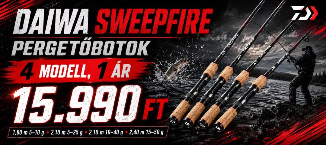 DAIWA SWEEPFIRE PERGETŐBOTOK