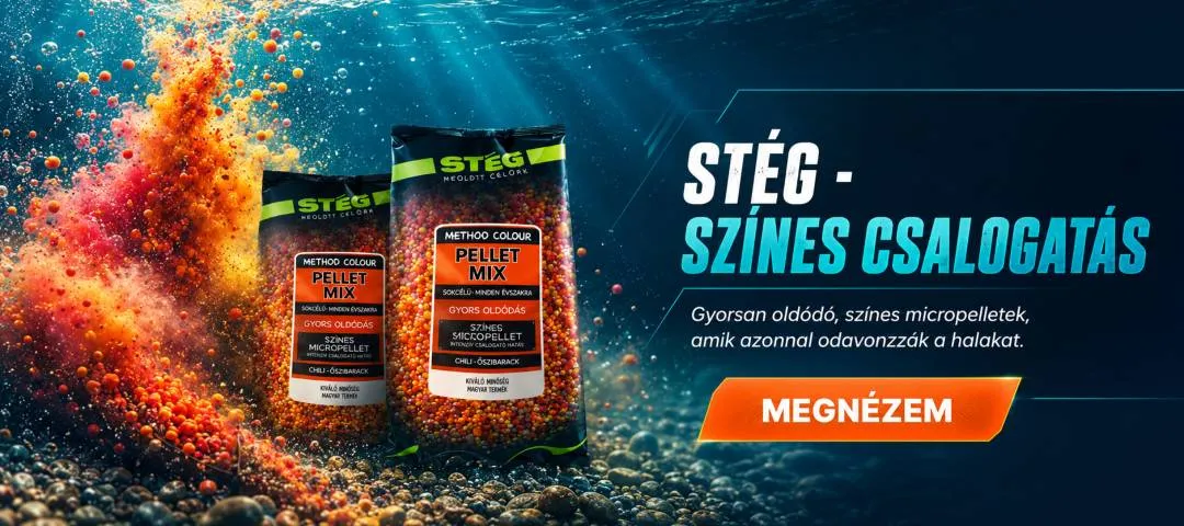 Gyorsan oldódó, színes micropelletek, amik azonnal odavonzzák a halakat. 