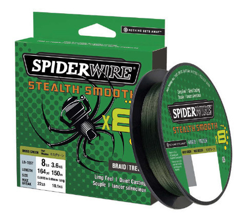 Spiderwire Smooth green X8 0.15mm 150m