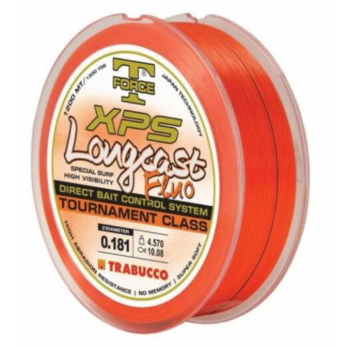 Trabucco T-Force Xps Long Cast Fluo 1200 m 0,22 mm zsinór 6.950 kg