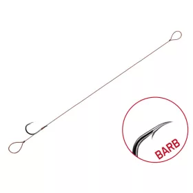   Kötött horog Delphin Proxi Loop / 6db 12cm / 0,10mm / BARB #6