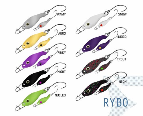 Spoon Delphin RYBO 0.5g TROUT Hook #8 S