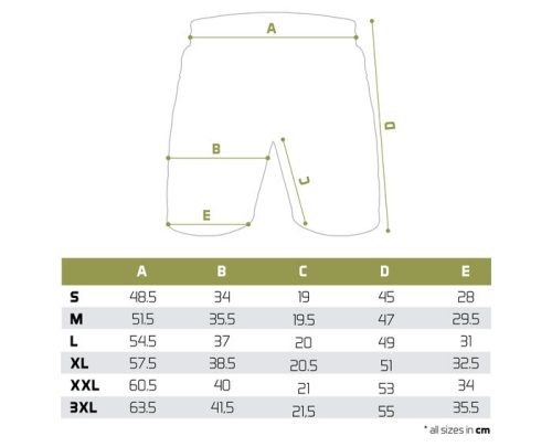Rövid nadrág Delphin RAWER XXL