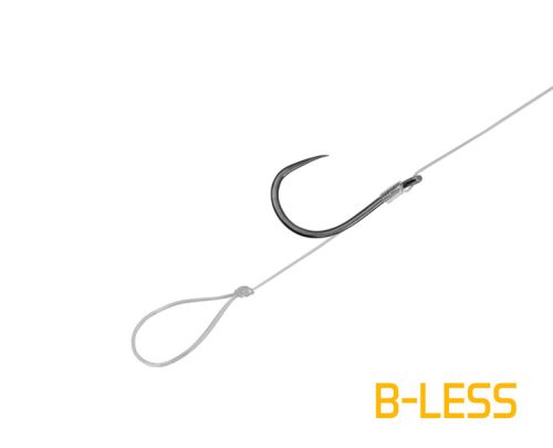 Kötött horog Delphin FLR Loop / 6db 8cm / 0,22mm / B-LESS #6