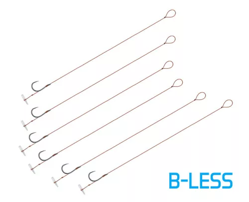 Kötött horog Delphin Proxi Quickstop / 6db 8cm / 0,10mm / B-LESS #6