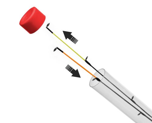 Delphin FEEDER tips tube 30mmx68cm