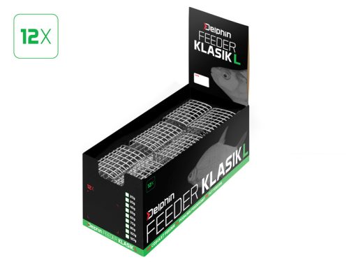 Delphin Feeder KLASIK etetőkosár L 100g