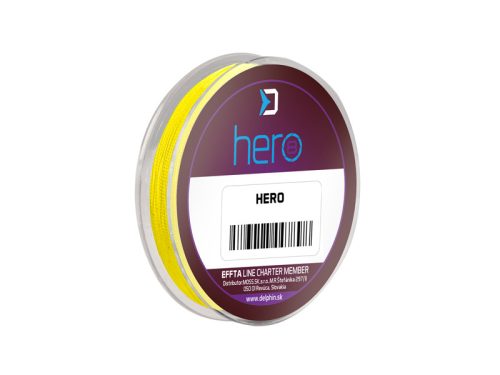 Delphin HERO 8 / fluo sárga 0,12mm 8,2kg   15m