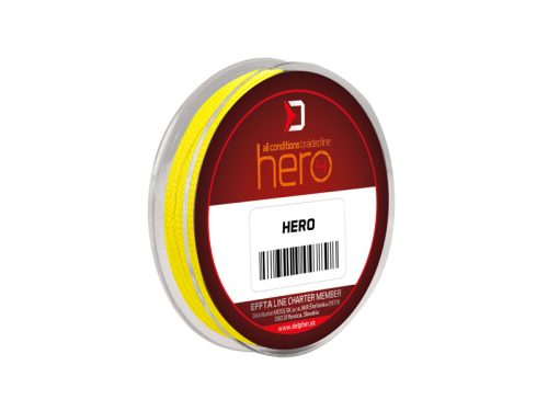 Delphin HERO 4 / fluo sárga 0,12mm 8,2kg   15m
