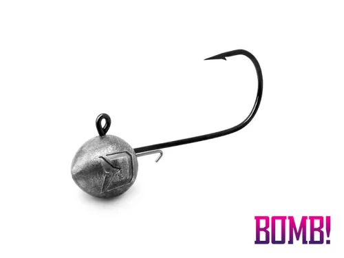 Jig fej tartóval Delphin BOMB! / 5db 15g-6/0