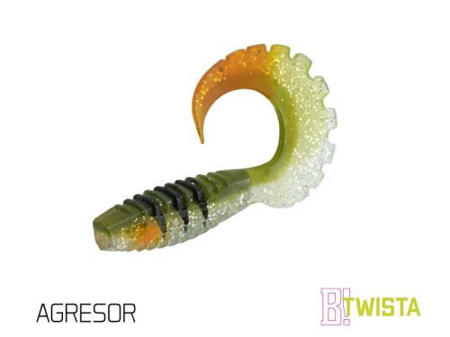 Gumihal Delphin TWISTA UVs / 5db 8cm/AGRESOR