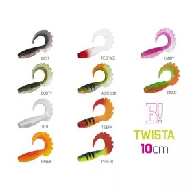 Gumihal Delphin TWISTA UVs / 5db 10cm/PERCHY