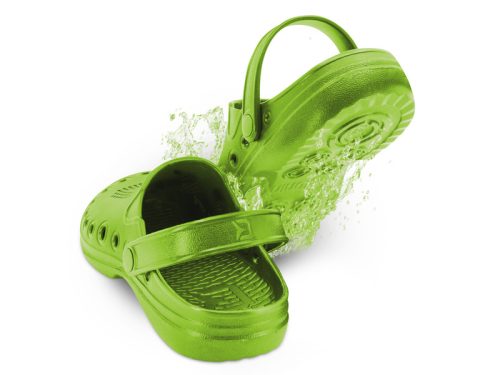 Papucs Delphin OCTO / zöld-citrom zöld #46