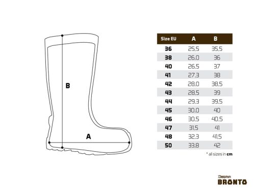 Csizma Delphin BRONTO / barna 50