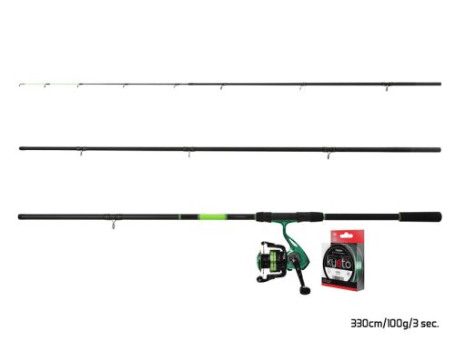 Delphin GreenFEED feeder szett 330cm/100g + 3T + 0,261mm