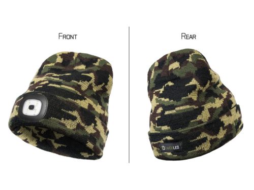 Delphin CamouLED kötött télisapka UNI