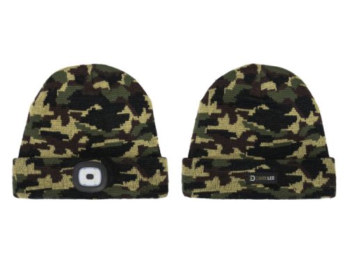 Delphin CamouLED kötött télisapka UNI