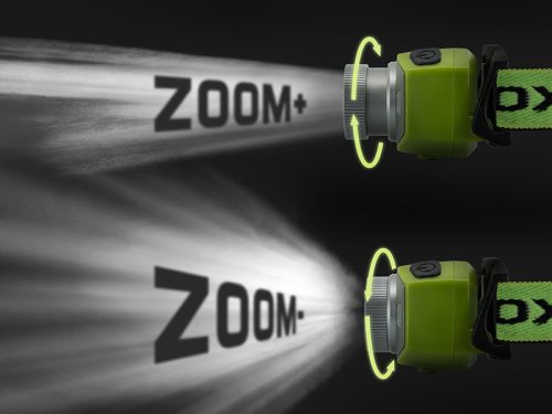 Delphin OXUS Zoom fejlámpa