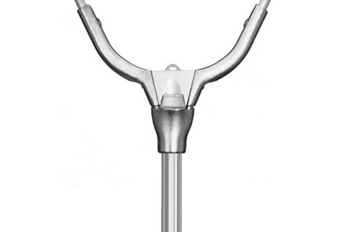 Delphin merítőhalló fém fejcsatlakozással, gumírozott hálloval 60x60/240cm