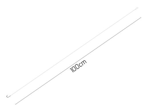 Kötött horog Delphin FDR LongRIG / 8db 100cm / 0,12mm / BARB #14