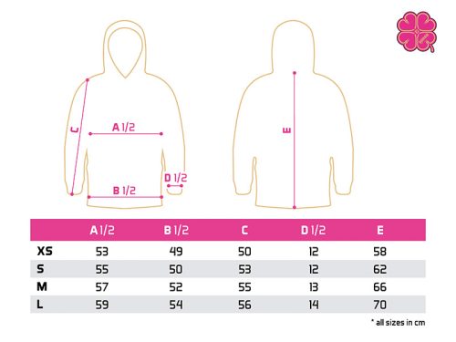 Delphin QUEEN 4Love kapucnis pulóver L