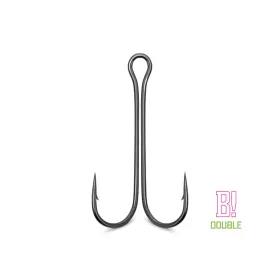 Kettes horog Delphin B! Double / 8db 3/0