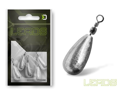 Delphin LEADS Körteólom forgóval / 5db 30,0g