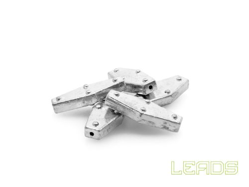 Delphin LEADS Hatszög nyílással / 5db 15,0g