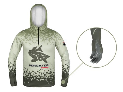 Delphin UV ARMOR 50+ Kapucnis hosszúujjú póló Predator L