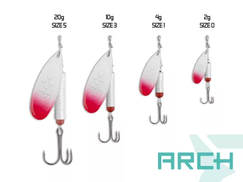 Delphin ARCH Spinner körforgó 10g/méret.3/BLOODY