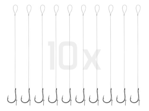 Delphin Fluoro Sting Feeder Rig / 10db 12cm/0,22mm/Chinu #8