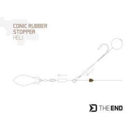 Delphin THE END Heli Stopper ütköző gyöngy / 15 db 