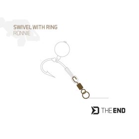 Delphin THE END Ronnie forgó karikával / 10 db #6/13kg