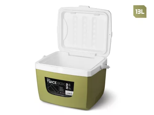 Delphin TwiceBOX 2in1 hűtőláda szett 5l +13l / 2x400ml