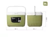 Delphin TwiceBOX 2in1 hűtőláda szett 5l +13l / 2x400ml