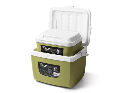 Delphin TwiceBOX 2in1 hűtőláda szett 5l +13l / 2x400ml