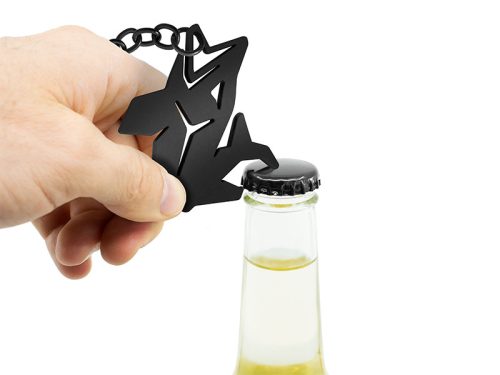 Sörnyitós kulcstartó Delphin PIKENER fekete