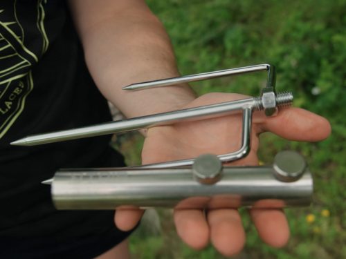 Rozsdamentes acél leszúrható napernyőtartó Delphin TRIB 3-Point