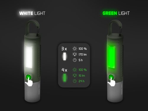 Delphin Torix Kempinglámpa 2,8W/2200mAh 2,8W/170lm/2200mAh