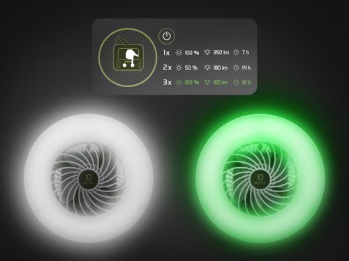 Delphin Ventix Ventilátor világítással 7W/4400mAh 4400 mAh