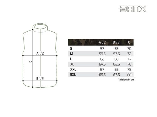 mellény Delphin BANX Vest XXXL
