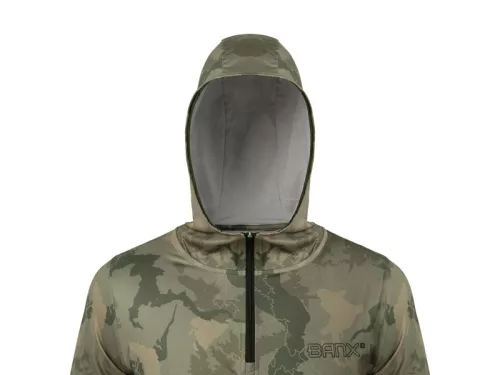 Delphin UV ARMOR 50+ Kapucnis hosszúujjú póló Banx M