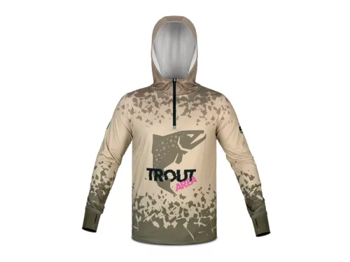 Delphin UV ARMOR 50+ Kapucnis hosszúujjú póló Trout M