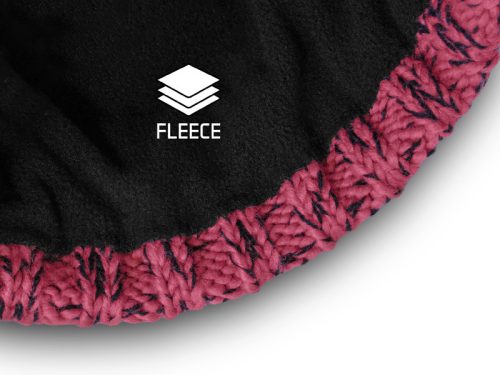 Kötött téli sapka Delphin QUEEN Love UNI