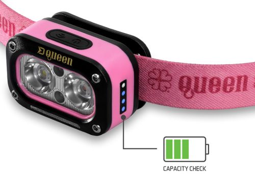 Delphin QUEEN fejlámpa 3W/115lm/1200mAh