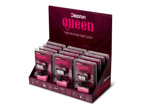 Delphin QUEEN fejlámpa 3W/115lm/1200mAh