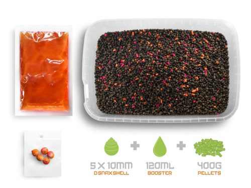 Pellet box Delphin Reaxe READY&GO Mangó–Őszibarack / 400g