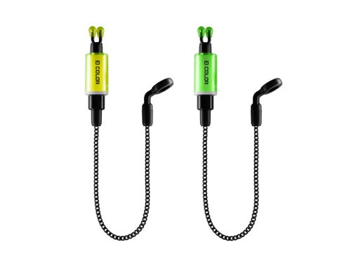 Delphin COLOR láncos kapásjelző szett / 2 db kék + piros