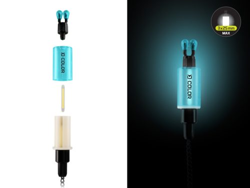 Delphin COLOR láncos kapásjelző szett / 2 db zöld + sárga