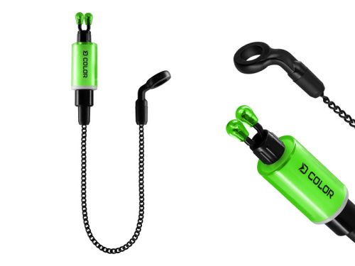 Delphin COLOR láncos kapásjelző szett / 2 db zöld + sárga